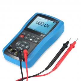 2 in 1 Multi-functional 20MHz 80MS/s Handheld Digital Storage Oscilloscope DSO Scope Meter True RMS Multimeter Auto/Manual Range with USB Communication Function