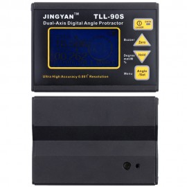 TLL-90S Super High Precision Angle Meter 0.005 Professional Dual-axis Digital Laser Level Inclinometer Angle Protractor with LCD Display 100-240V 50-60Hz