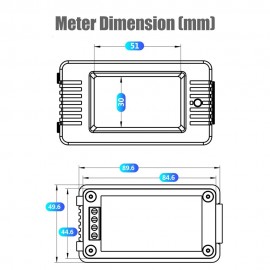 AC Digital Display Power Monitor Meter Voltmeter Ammeter Frequency Meter