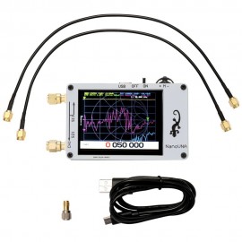 Mini Vector Network Analyzer 50KHz-900MHz 2.8 Inch Digital LCD Display Touching Screen HF VHF UHF Antenna Analyzer Standing Wave Measuring Instrument